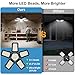 Solar Shed Light Indoor Outdoor, Upgrade Large 267LED Solar Powered Motion Sensor Pendant Light Works Day & Night, Solar Indoor Light with 2 Lighting Modes + Timer & Remote for Shed Gazebo Garage Barn