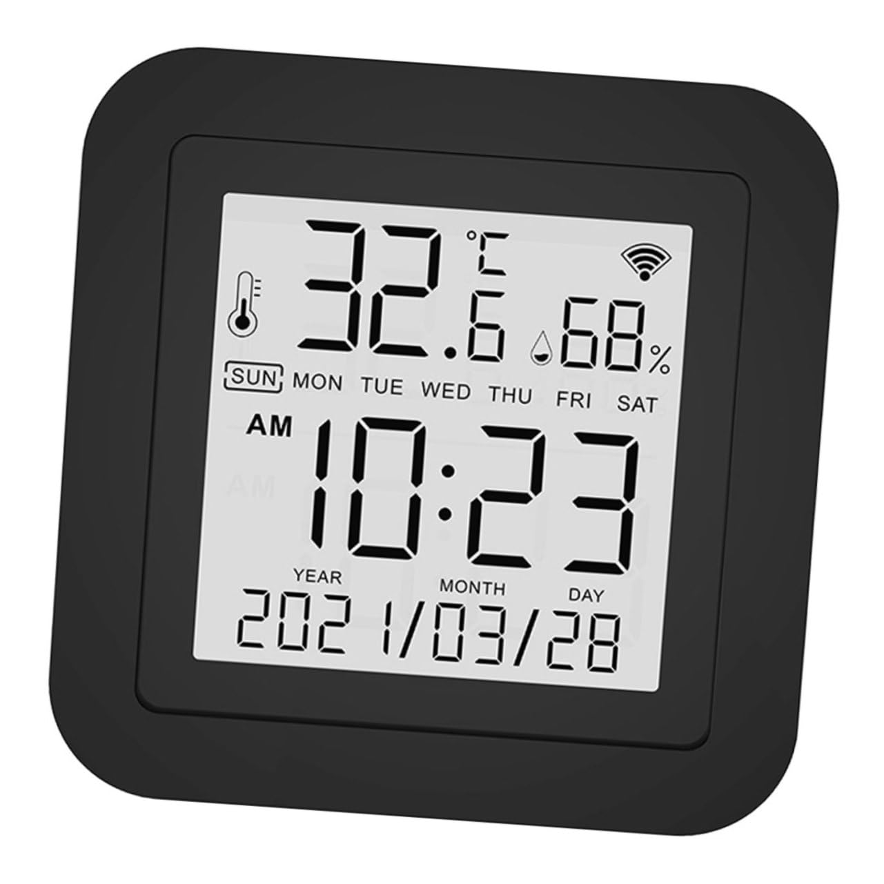 SUPVOX Indicatore di Temperatura e Umidità Monitor di Temperatura Interna Digitale Misuratore di Umidità per Interni Termometro Igrometro Portatile Display Lcd
