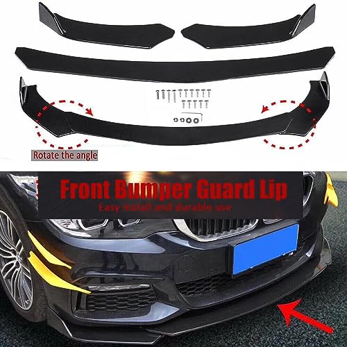 Image of Body Styling-Body Kit Rear /Front 3PC 4PC Splitters & Spoilers Various Type of Fin Diffusers and 2PC Big Small Sides ABS Mirror Covers & Wheel Arches Car Accessories (3PC ABS Splitter)