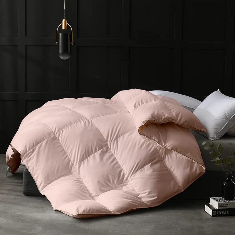 Razzai 500 GSM Winter Comforter Premium Collection Quilted Comforter (90" x 100" Inches/228cm x 254cm) - Double Bed Comforter|Peach| TC - 400