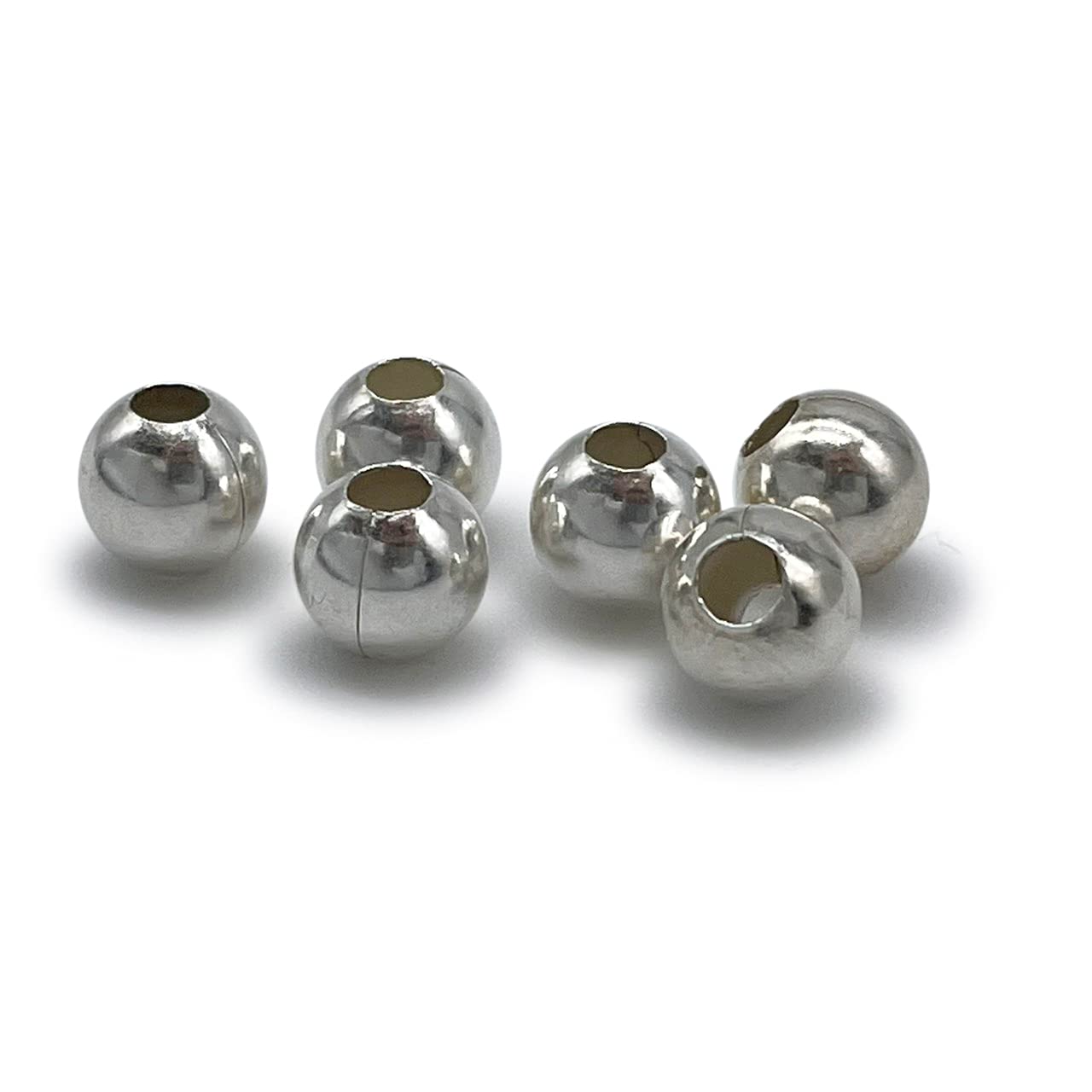 Amazon.co.jp: ゴロクロ 【925シルバー製 6mm 1個から 】 銀