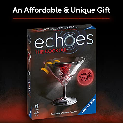Ravensburger Echoes The Cocktail Audio Murder Mystery Spiel für Erwachsene und Kinder ab 14 Jahren - schnelle Spiele, Englische Ausgabe – Bild 2