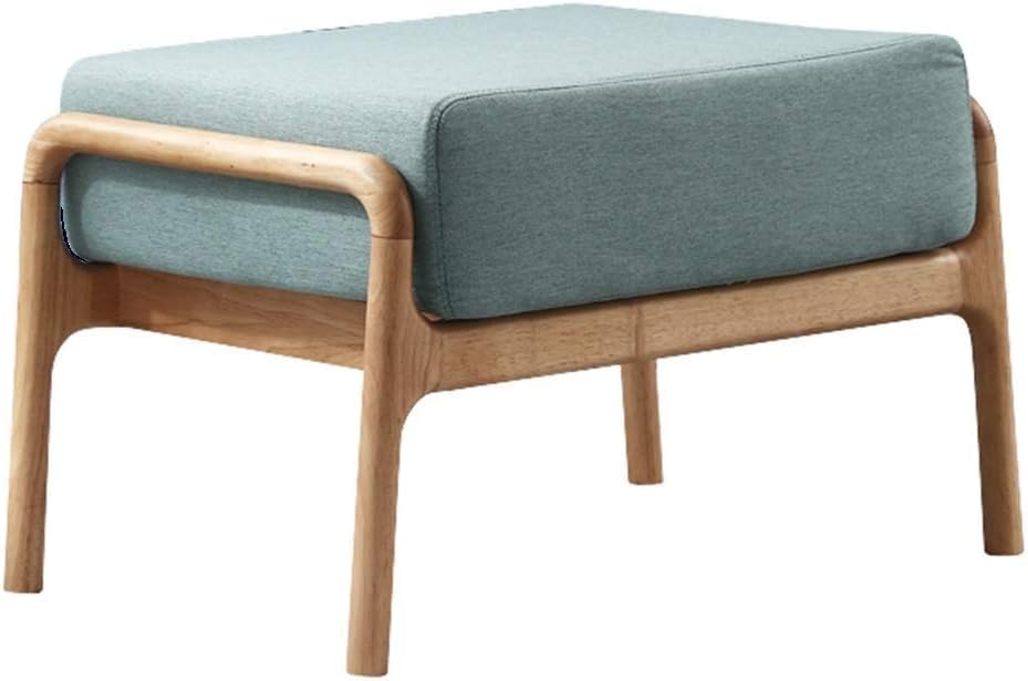 Repose-pieds ottoman rembourré et petit siège de toilette en tissu