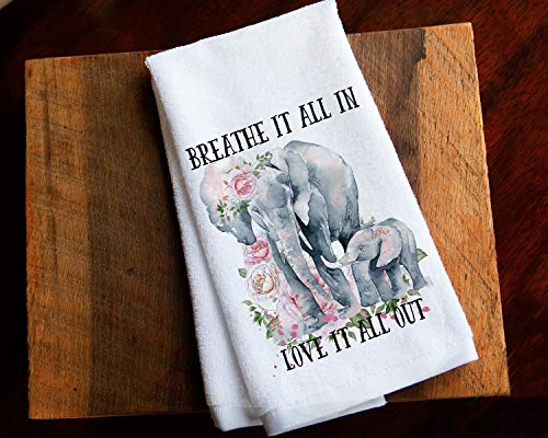 Elephant Kitchen Towel Baby Shower Gift for New Mom