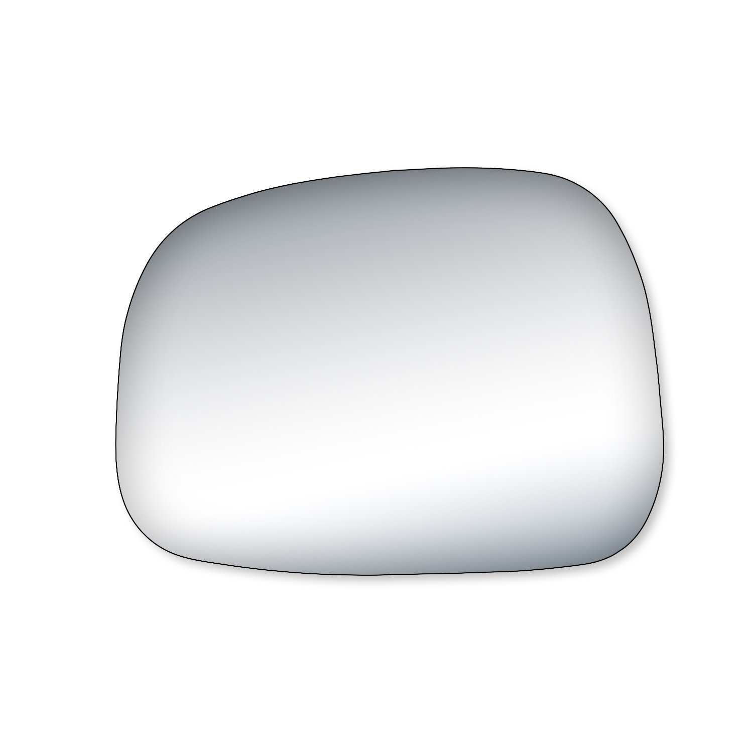Glace de rétroviseur Fit System 99258 miroir de remplacement gauche - 2