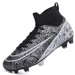 Mens Soccer Cleats Women Football Cleats Tacos De Futbol para Hombre Soccer Shoes Football Shoes for Turf Futsal Shoes Cleats Football Turf Cleats Professional Football Training Boots AG FG