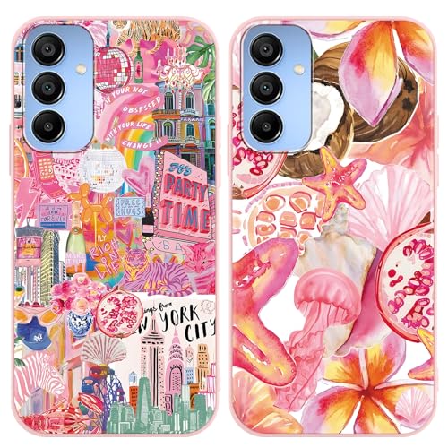 Jumkook 2 Packs Collage Pattern Phone Case for Samsung Galaxy A15 5G 6,5', Cute Aesthetic Design...