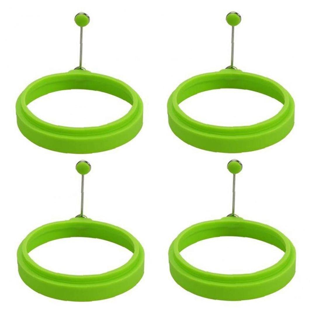 4pcs Silicone Egg Pancake Rings Shape Omelette Fried Egg Mold Frying Pancake Cooking Mould Kitchen Accessories