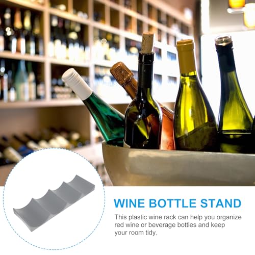 Soporte para 2 botellas de vino gris oscuro miniatura 6