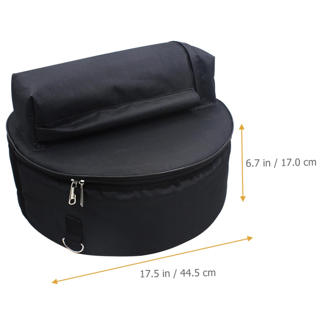 Abaodam Bolsa Para Caja De Batería De Tela Oxford Negra, Mochila Para Accesorios De Percusión Con Asas Reforzadas y Correas Ajustables, Bolsa De Almacenamiento Portátil Para Instrumentos De Percusión