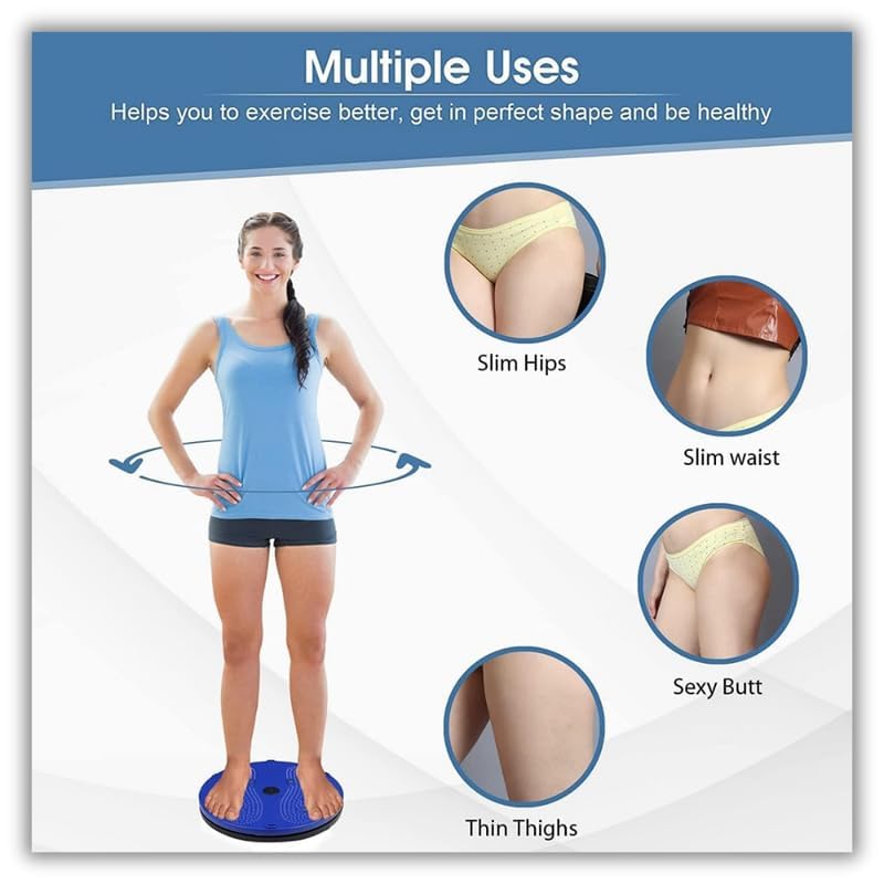 Drumstone ๐๐ ๐๐๐๐ซ๐ฌ ๐๐ฎ๐๐ซ๐๐ง๐ญ๐๐ Tummy Twister Disk ABS body exercise Board for Figure Tone Up Waist Workout and Weight Management for Slim Fit Body. 4