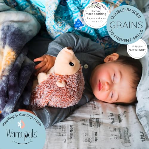 Warm Pals Harley Hedgehog, Microwavable Weighted Plush, Heated for Warmth — view 2