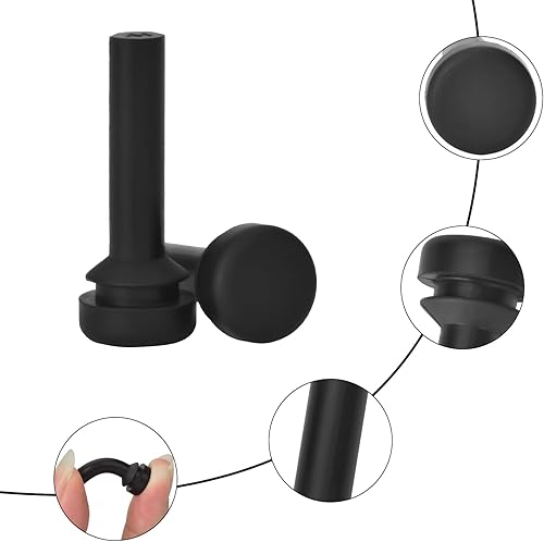 Miniatura 4 de 12 pies de goma de rejilla WB02X24790, patas de goma compatibles con estufa de gas GE, parachoques de rejilla de repuesto para estufa de gas de gama