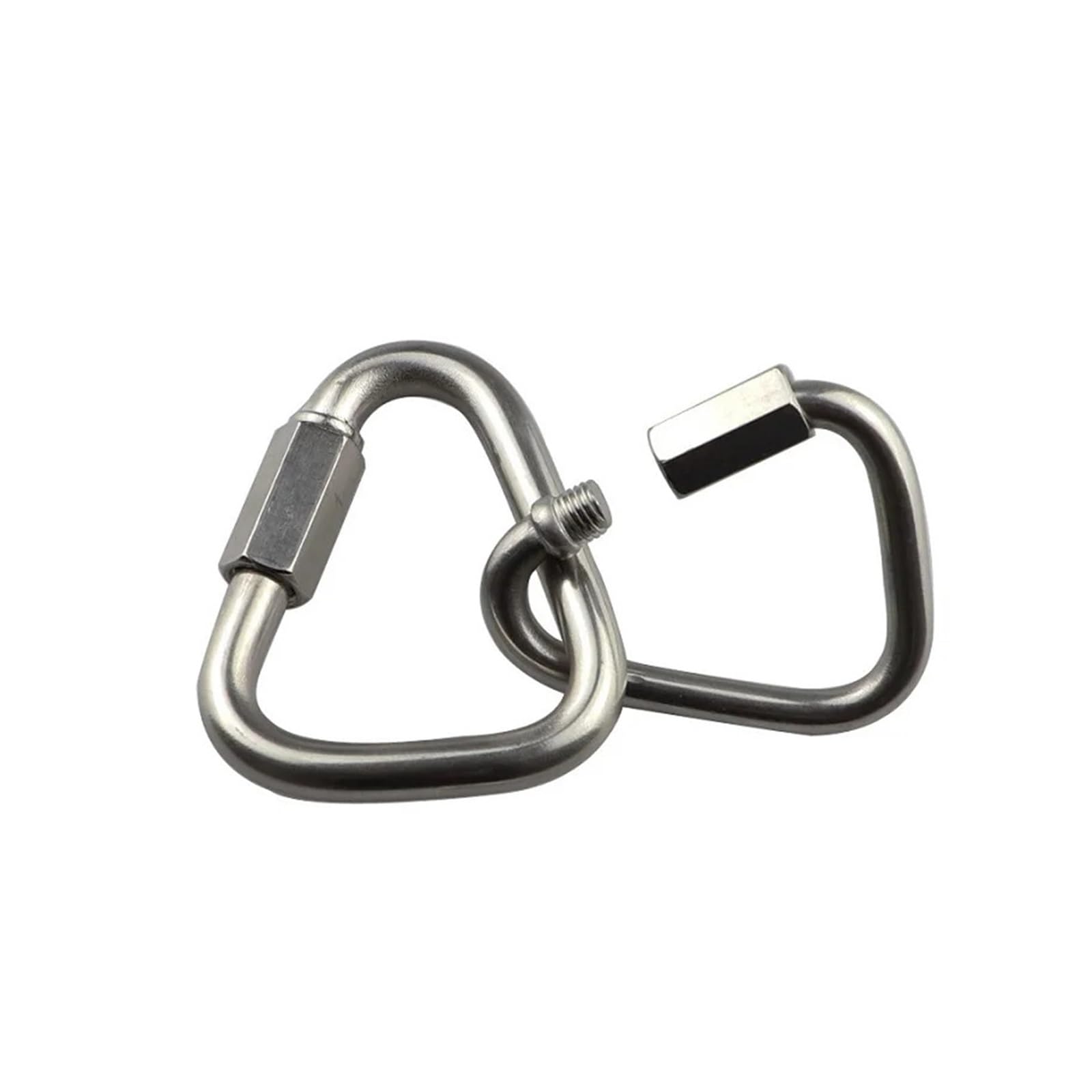 10 STÜCKE Dreieck Karabiner Delta Quick Link Rigging Hardware Quick Links SS304(6mm)