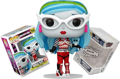 Funko Monster High - Ghoulia Yelps with Glasses and Owl + ToyBop Protector: Mattel Pop! Retro Toys Vinyl Figure (Bundled with Pro-Deluxe Pop-Protector...