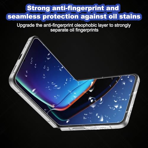 Fourmor [2+2+2 Pack Screen Protector for Motorola Razr Plus 2024/Razr Plus 2025 - Hydrogel Film Front and rear screens combination ,High Sensitivity, Not Glass, HD by Fourmor - Used condition - Image 3