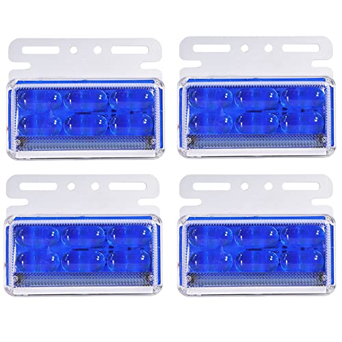 4 Peças 5D Luzes De Marcação Lateral De Caminhão 37 Led Luz Traseira De Advertência De Carro Auto Re