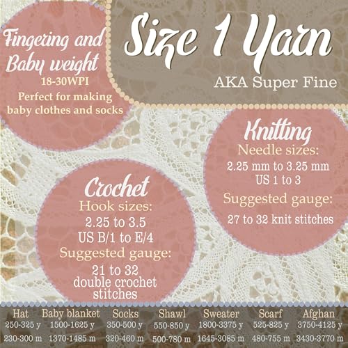Image of JubileeYarn Baby Soft Bamboo Cotton Yarn - 50g /Skein - Fresh Nectarine - 4 Skeins