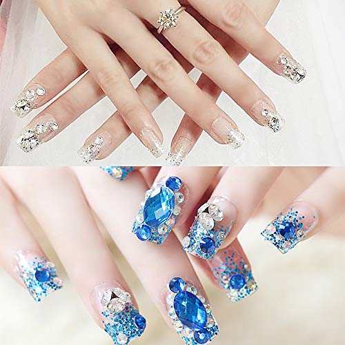 CS COSDDI 500 Stücke Nail Art Tipps Falsche Nägel Nail Tips Nagel Tipps,Transparent Künstliche Acryl Nägel,Full Cover… – Bild 4