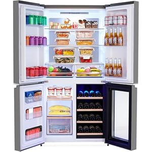 36 Inch Refrigerator and Freezer, 2...