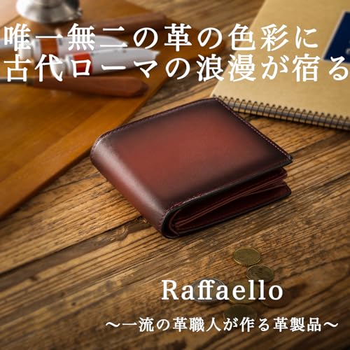 Raffaello 二つ折り財布 ブラウン Amazon.co.jp: Raffaello: 二つ折り財布