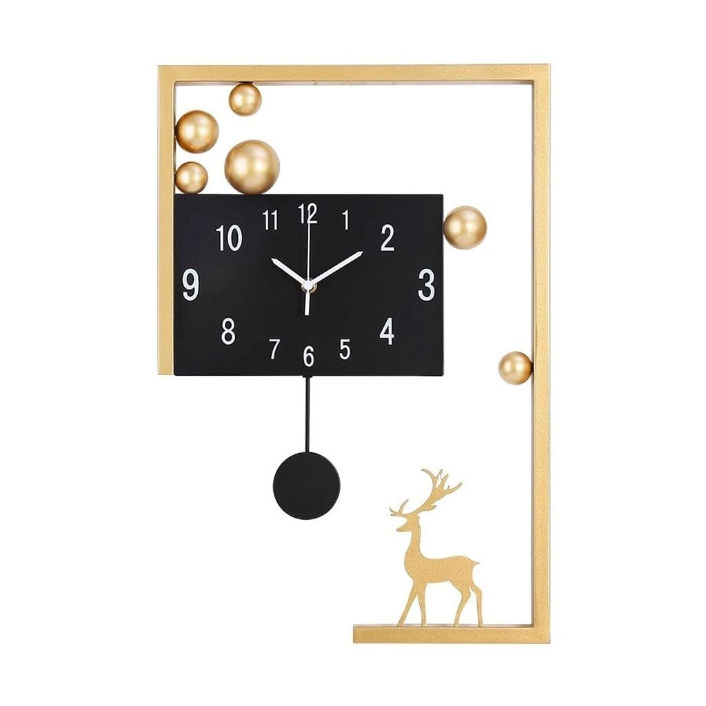 EINES Silent Decorative Wall Clock Simple Quartz Clock Clock Wall Clock Living Room Home Creative Wall Clock Personality Fashion Easy to Read