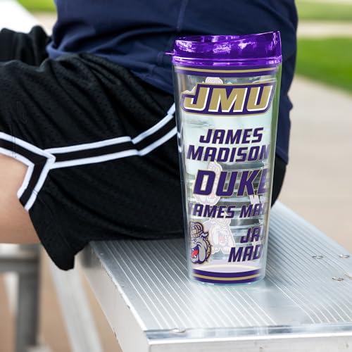 Image of Rico Industries NCAA College Double Wall Mayhem 16oz Or 20oz Tritan Tumbler W Lid