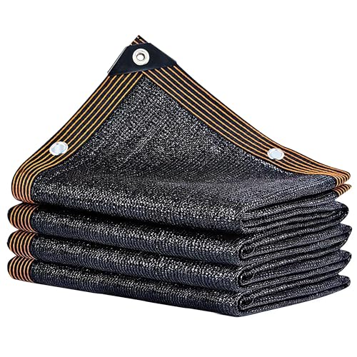 Image of winemana 50% Black Shade Cloth, 6.6 x 10 FT Durable Mesh Tarp with Grommets, Garden Sunblock Shade Cloth Shading Antifreezing for Plants Cover, Greenhouse, Barns Kennel, Patio, Tomatoes