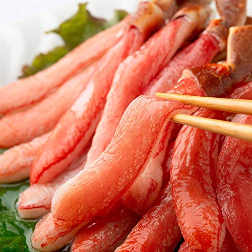 OWARI 生本ズワイガニ 刺身用 カニ脚剥き身(ポーション) 冷凍 500g(15~30本入)