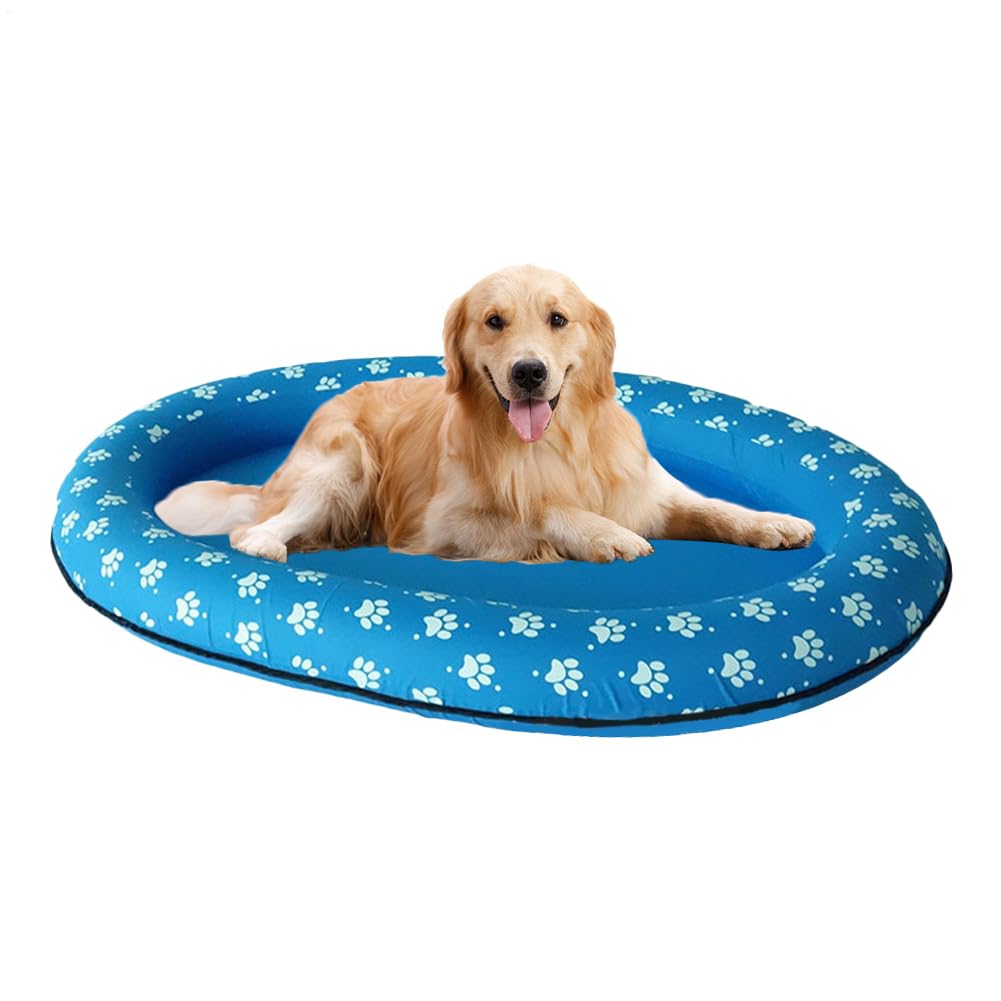 matela Gonflable Pour Chien Piscine, Radeau Gonflable Pour Chien, Flotteur De Piscine Pour Animaux, Lit Flottant Confortable Pour Piscine, Plage Ou Lac, Accessoire Flottant Sécurisé Et Résistant