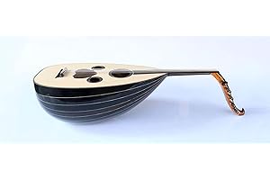 Arabic Handmade Walnut String Instrument Oud Ud AAO-108 - Premium Crafted Musical Oud
