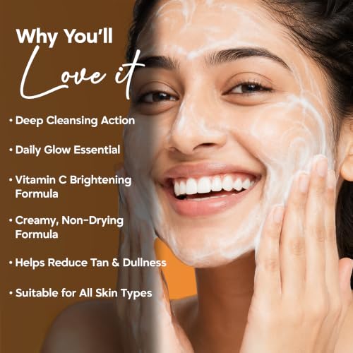 Image of Maliao Glowing Vitamin C Face Wash | Berry Glutathione, Hyaluronic Acid & Glycerin | Deep Cleansing, Skin Brightening, Oil Control, Anti-Acne & Tan Removal Face Cleanser | Suitable for All Skin Types | Berry Glutathione, Hyaluronic Acid & Glycerin | Deep Cleansing, Skin Brightening, Oil Control, Anti-Acne & Tan Removal Face Cleanser | Suitable for All Skin Types | 100g
