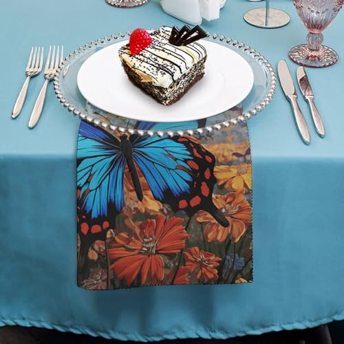 Servilletas de Tela Big Butterfly Pack de 6 Cuadradas miniatura 4