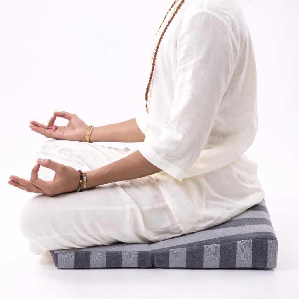 Meditation Cushion (Grey, Large)-picture-11
