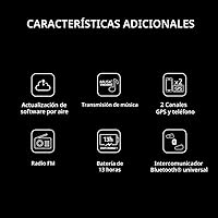 Vista 8 de Cardo Packtalk Neo Sistema de comunicación y intercomunicador para casco de motocicleta, impermeable, 2ª generación Mesh - Conecta hasta 15 pilotos