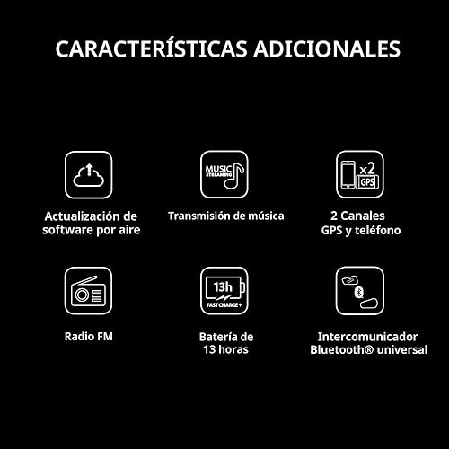 Vista 8 de Cardo Packtalk Neo - Sistema de intercomunicación para casco de motocicleta, impermeable, malla de 2ª generación, conecta hasta 15 conductores