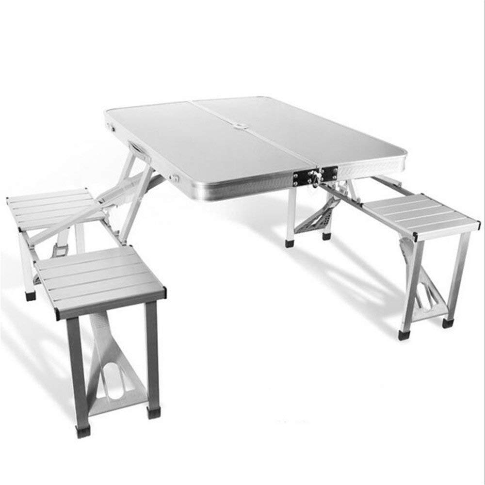 Buy RUIMA Outdoor aluminum folding picnic table with 4 seat portable