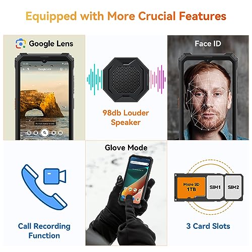 Blackview US2023YQ-BV6200-BLACK Rugged Smartphone Unlocked thumb #7