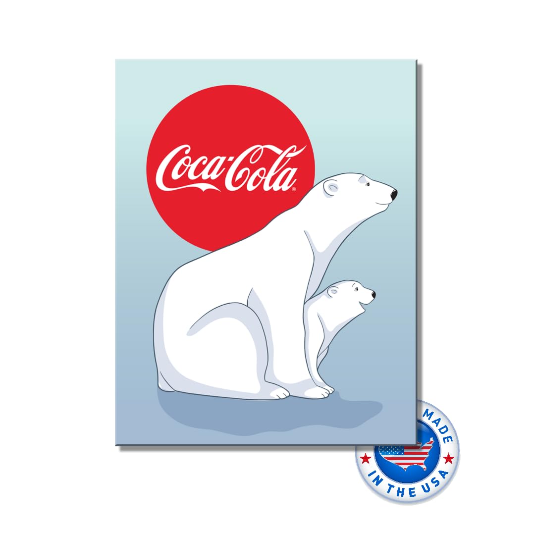 Amazon.com: Desperate Enterprises Coca Cola Mama Bear Tin Sign