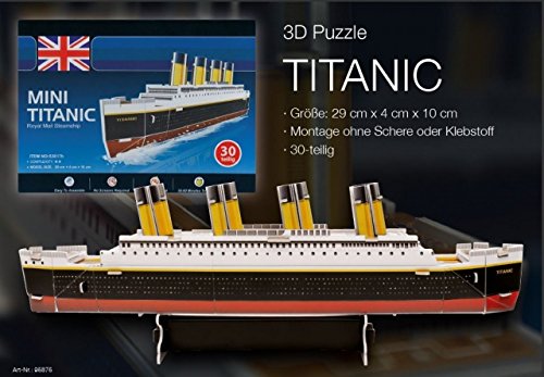 Preisvergleich Produktbild Venceremos GmbH 3D Puzzle Titanic