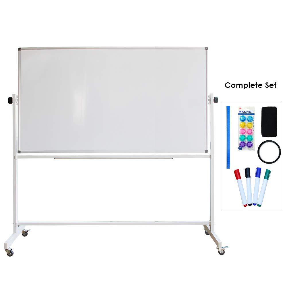 Buy Magnetic Mobile Dry Erase Board With Stand Large Rolling Double Buy Magnetic Mobile Dry Erase Board With Stand Large Rolling Double