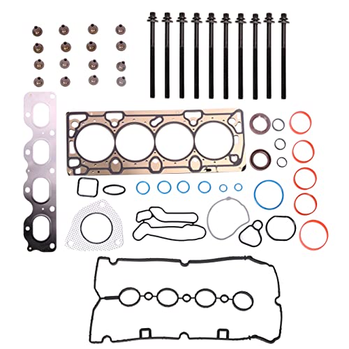 JAVOUKA Head Gasket Set with Bolts, 1.8L, 2011-2017 for Chevy Cruze Sonic, 2016 for Cruze Limited 1.8L L4 DOHC 16v OE#HGS345, HS26516PT1, HS54702A