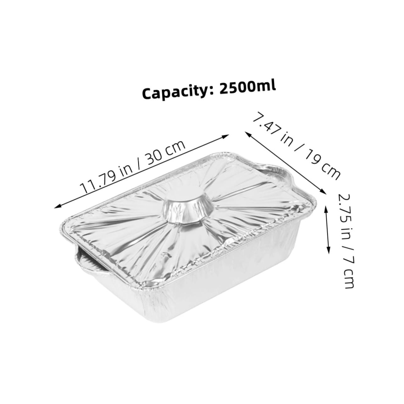 GRIRIW Outdoor Aluminum Grill Pan Baking Pan Foil Lid Versatile for BBQ Camping Cooking