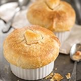 Heart-Topped Lobster Pot Pies, Four Pies