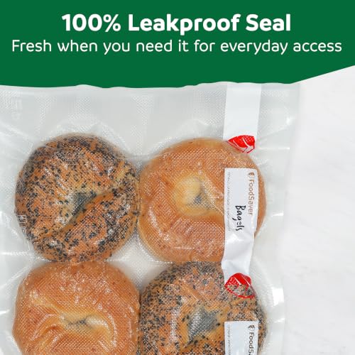 Image of FoodSaver Vacuum Sealer Rolls, 6 Pack 11 inch x 15' Rolls (90 Total Feet), BPA-Free Custom Size Storage Bags for Food, Sous Vide, and Meal Prep