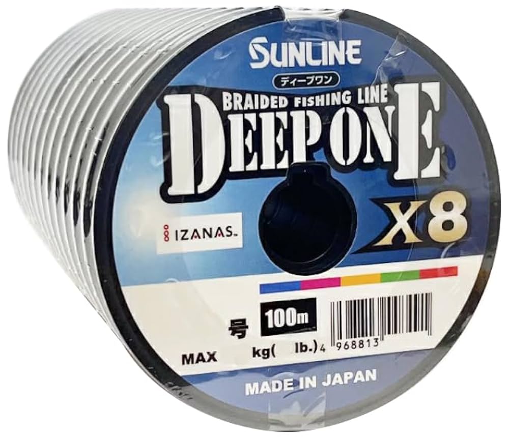 サンライン　DEEPONE PEライン　12号　1000m連結 Amazon.co.jp: サンライン ディープワン X8 PEライン 100m～ 12