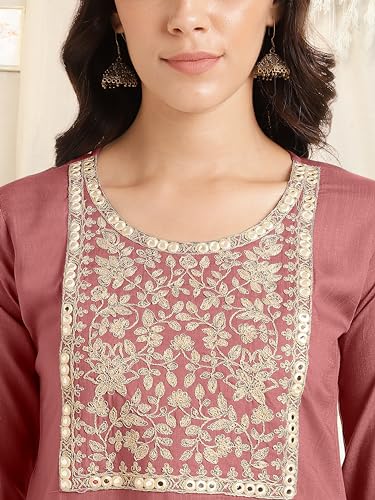 Image of MIRCHI FASHION Women's Straight Fit Rayon Floral Printed Kurti Only
