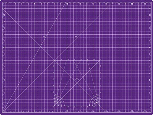 Base de Corte A2 La Canilla de 60x45 cm autocentrante con marcado doble para patchwork 3