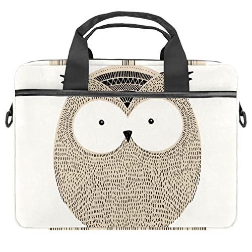 Sacoche PC portable 13.3 pouces à motif hibou pour les trajets professionnels et étudiants