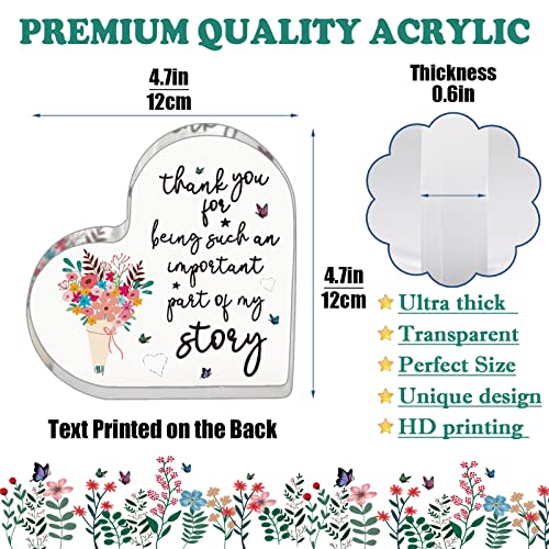 Christmas Appreciation gifts for Women Friends Teachers Mentor Guidance Coach Coworker Boss, Thank You Thanksgiving Day Teacher Appreciation Week Teacher's Day Acrylic Presents